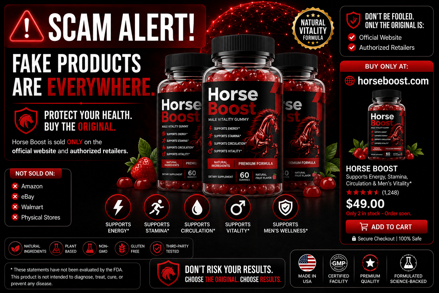 Horse Boost scam alert warning