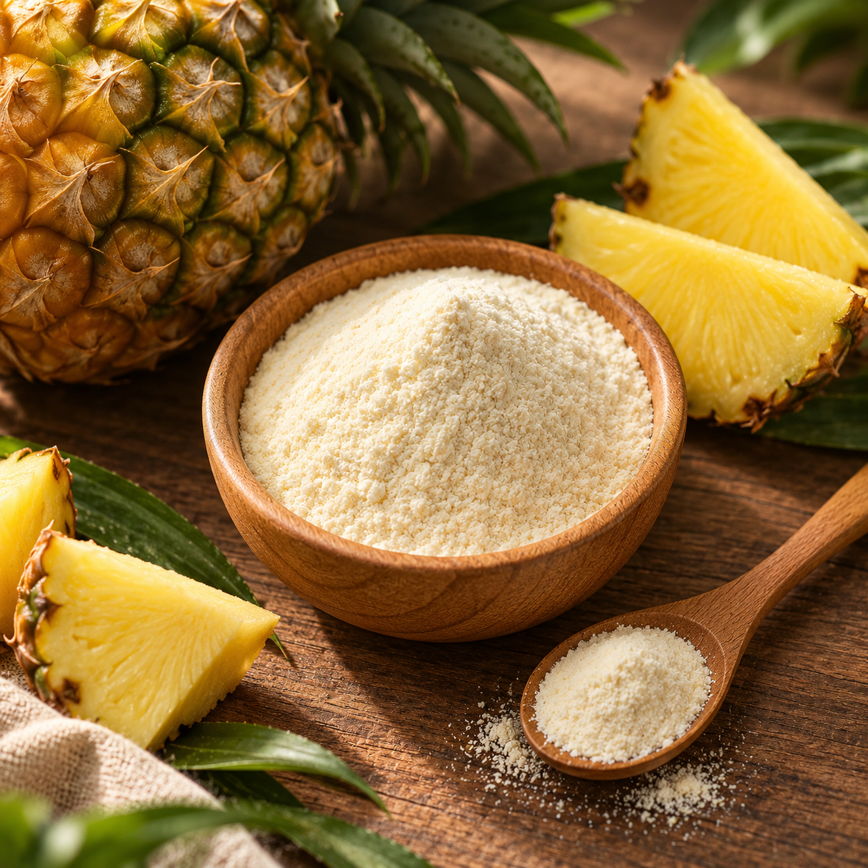 Bromelain powder from pineapple