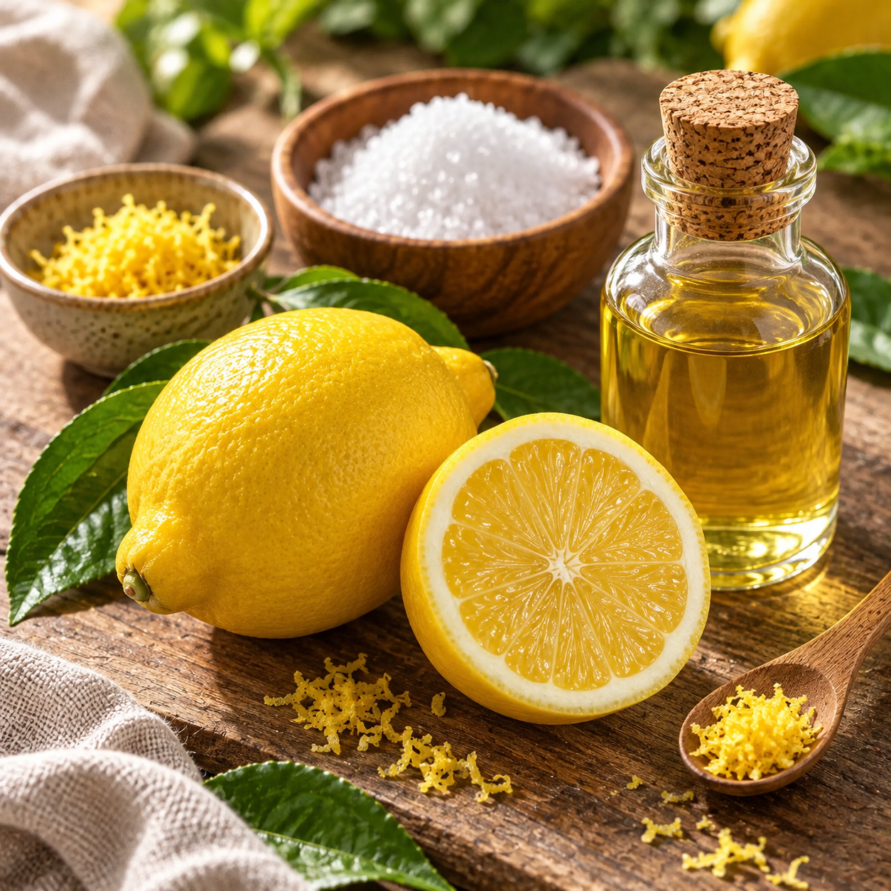 Organic lemon extract